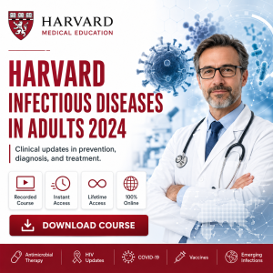 Harvard Infectious Diseases In Adults 2024 recorded course cover