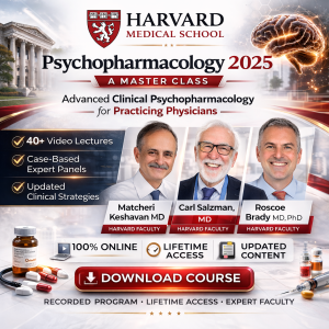 Harvard Psychopharmacology 2025 A Master Class recorded course cover