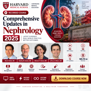 Harvard Comprehensive Updates in Nephrology 2025 recorded course cover