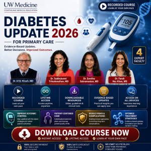 UW Medicine Diabetes Update for Primary Care 2026