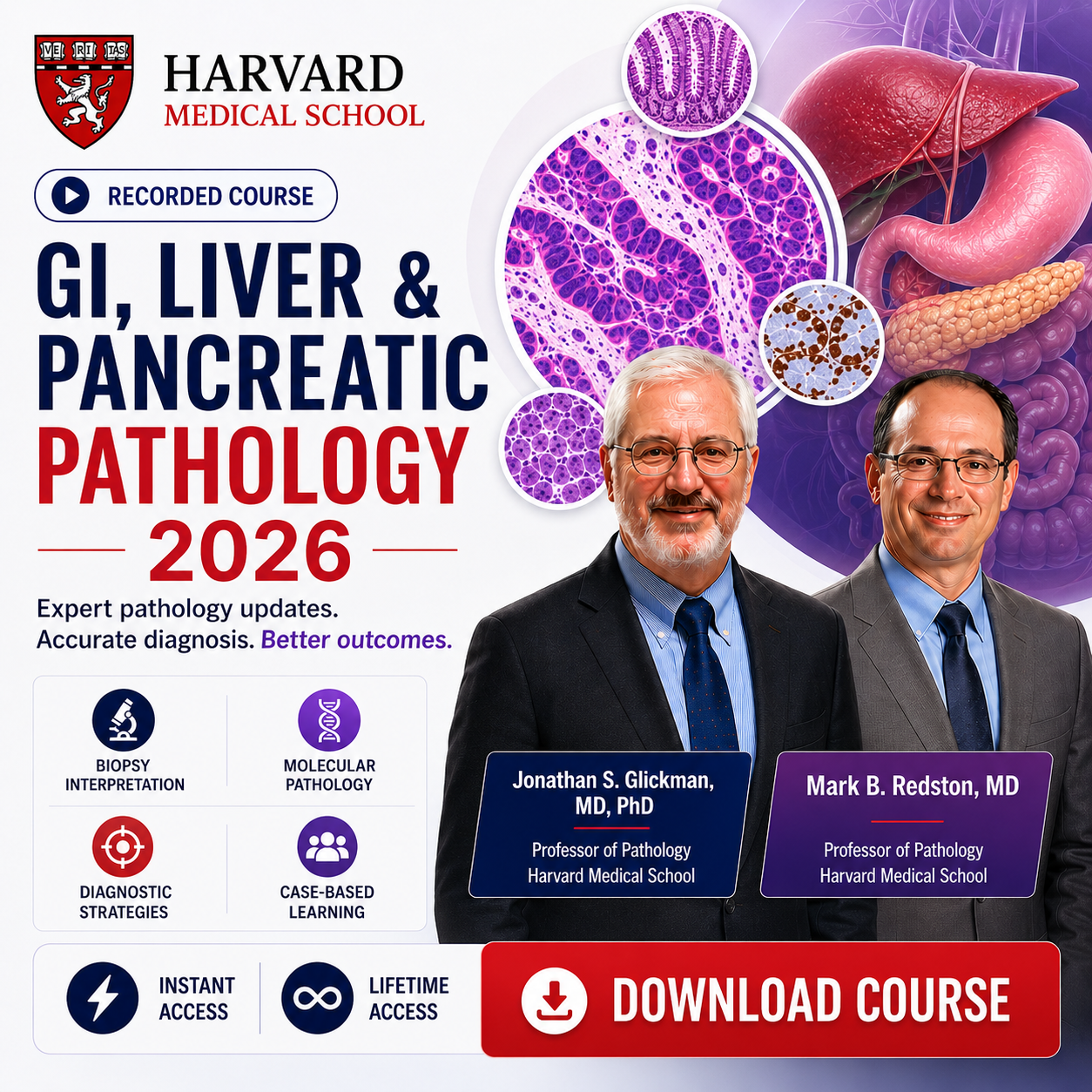 Harvard Gastrointestinal, Liver, and Pancreatic Pathology 2026