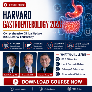 Harvard Gastroenterology 2026 recorded course cover
