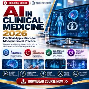 Harvard AI in Clinical Medicine 2026 recorded medical course image