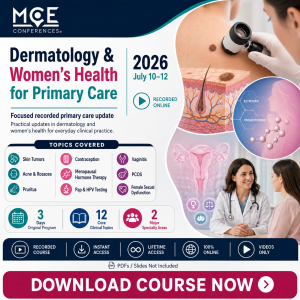MCE Conferences Dermatology and Women’s Health for Primary Care Jul 10, 2026 – Jul 12, 2026 recorded course image